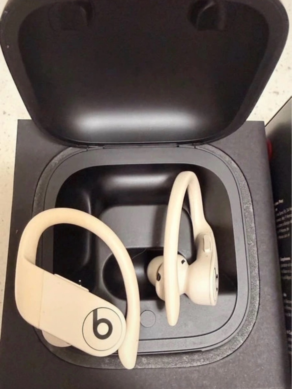 Wireless Earbuds with Earhooks - Ivory